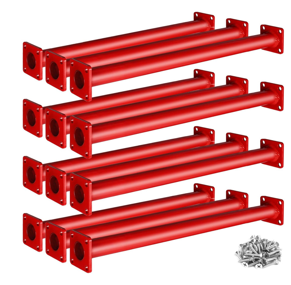 18 Inches Monkey Bars for Backyard, 12 PCS Heavy Duty Metal Bars for Kids, Steel