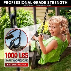 1000LB Heavy Duty Hanging Swing Chain, 6mm Thick 304 Stainless Steel Hanging …