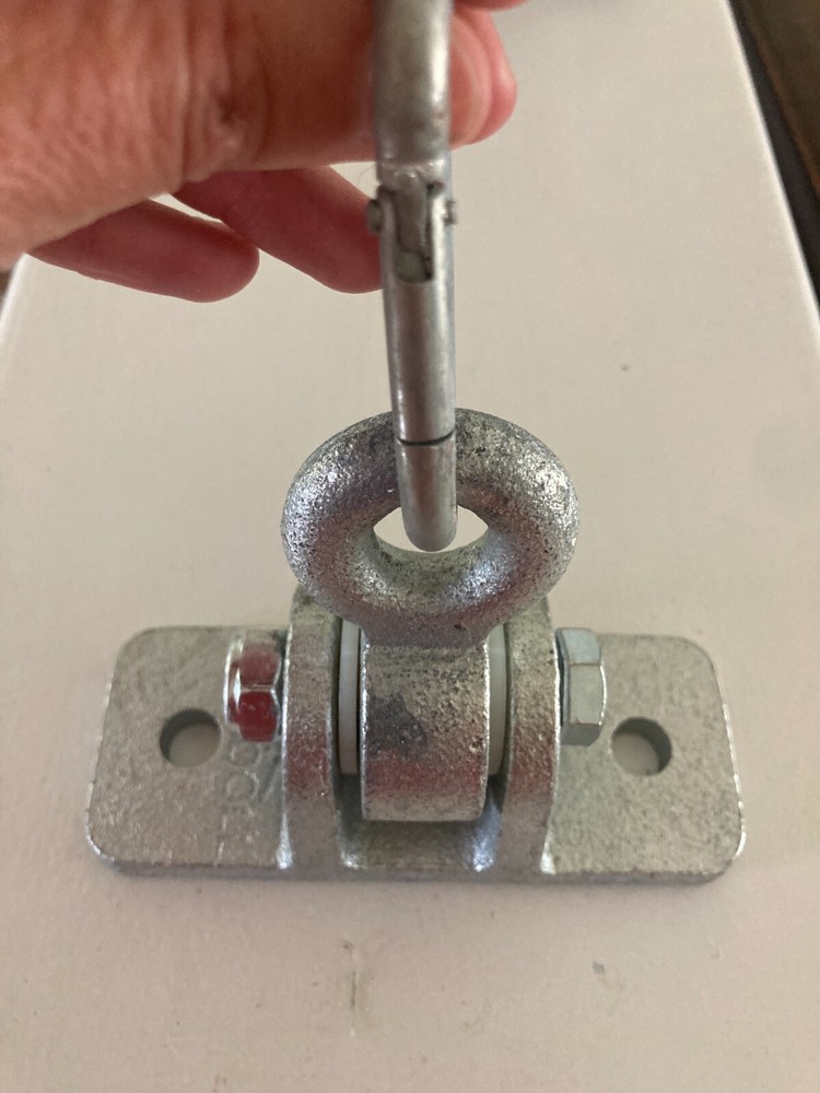 SET of 4 Heavy Duty Swing Hangers: 2400LB Stainless Steel Swivel Hooks, NEW