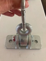 SET of 4 Heavy Duty Swing Hangers: 2400LB Stainless Steel Swivel Hooks, NEW