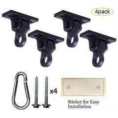 5000 Lb. Capacity Heavy Duty Swing Hangers with Screws Bolts for Playground Porc