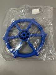 Backyard Discovery Premium Steering Wheel – Blue and Lime – NO HARDWARE
