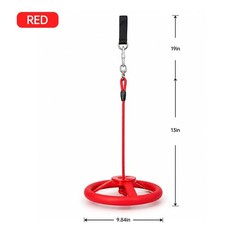 Ninja Twister Swing Spins Set – 360° Steering Wheel Design Slackline Attachme…