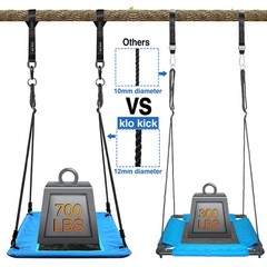 60″x32″ Skycurve Platform Tree Swing for Kids & Adults with 2 Hanging Straps NEW