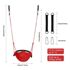 Swing Seat for Kids Heavy Duty Rope Play Secure Children Swing Set,Perfect fo…