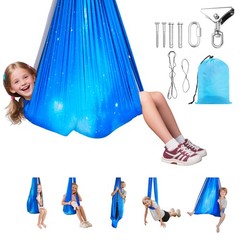 VEVOR Sensory Swing Double-Layer Fabric Sensory Hammock Holds up to 300lbs