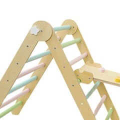 Wooden Arch Ramp Ladder Climbing Toys For Toddlers For Toddlers 1-3 Years Old