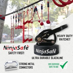 Kids Ninja Obstacle Course Slackline