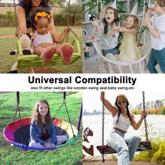 Heavy Duty A Frame Swing Stand for Two Swings 70 Inch High Black Powder Coated