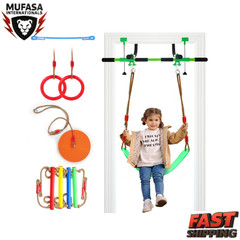 Doorway Swing for Kids & Pull Up Bar for Adults | Indoor Family Gym & Play Set