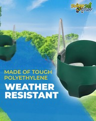 SWING SET STUFF HIGHBACK FULL BUCKET SEAT GREEN toddler playground park toy 0001