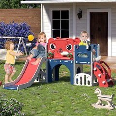 Toddler Climber Slide Playset Outdoor Indoor Freestanding Playground for Kids