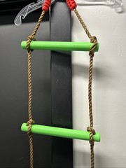 6.8ft Climbing Rope Ladder for Kids or Adult – Climbing Game for Swing Access…
