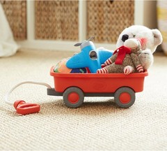 Chunky-Tire Orange Wagon – Perfect for Imaginative Outdoor Play, Ages 3+
