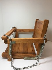 Wooden Baby Hanging Swing Seat Gym-Dandy GLIDER – RIDER 1970 Collector’s Item.
