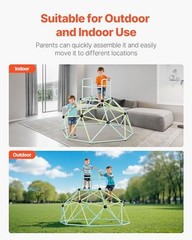 Climbing Dome, 6FT Geometric Dome Climber for Kids, 600LBS Loading 6 FT