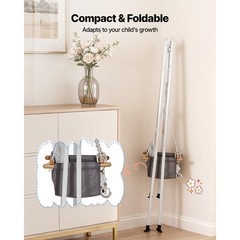 Uimoso Toddler Swing and Jumper Combo with A-Frame Stand in Black