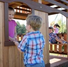 **NEW**Backyard Discovery Woodridge Elite Cedar Swing Set Playset FREE SHIPPING!