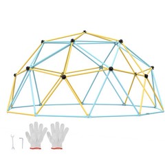 Uimoso Climbing Dome 10FT Geometric Dome Climber Jungle Gym for Kids 3-10 Years