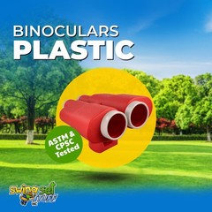 SWING SET STUFF BINOCULARS RED fort playground kid wooden outdoor accessory 0132