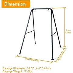 Heavy Duty Swing Stand A-Frame Most Swings Easy Installation 440 lbs Capacity US