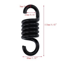 2pcs Porch Swing Springs Heavy Duty Porch Swing Hanging Chair Hangers Stainle…