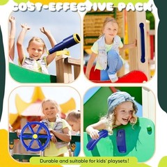 Swing Set Accessories Outdoor Playground Accessories Backyard Blue, Yellow