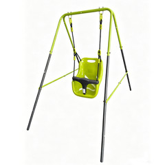 Indoor-Outdoor Baby Swing with Safety Seat for Toddlers