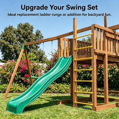 21 Inch Heavy Duty Metal Monkey Bar Rungs Kit – Replacement Ladder Rungs