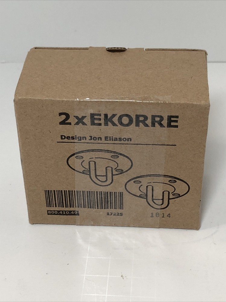 IKEA Ekorre Galvanized Steel Swing Ceiling Mount Hooks Indoor Outdoor Heavy Duty