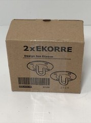 IKEA Ekorre Galvanized Steel Swing Ceiling Mount Hooks Indoor Outdoor Heavy Duty