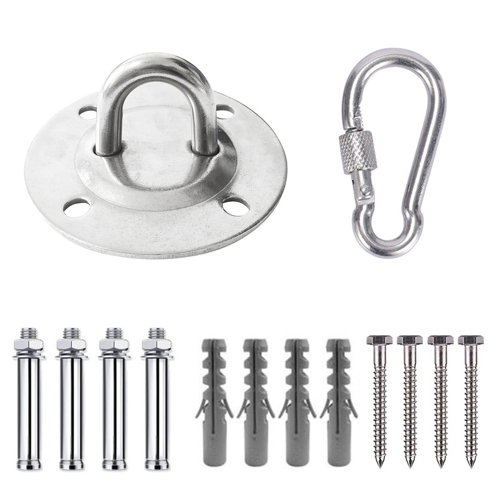 Swing Hanger Set Rotary Swing Fixed Plate Heavy Duty Ceiling Mount 2000lb wit…
