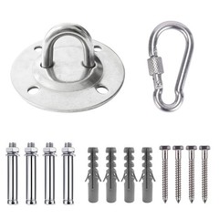 Swing Hanger Set Rotary Swing Fixed Plate Heavy Duty Ceiling Mount 2000lb wit…