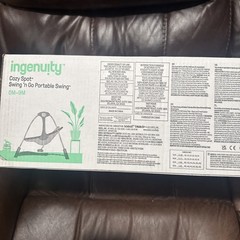 Ingenuity Cozy Spot Swing n Go 25.6″ (H) x 21.5″ (W) x 31.1″