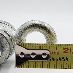 Gorilla Playsets Swing Bar Hangers Silver w/Hardware Pair 11-4012/11-0091 (2x)