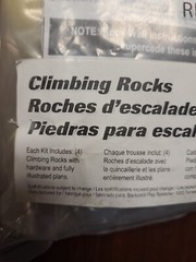 Swing N Slide Climbing Rocks 4 Pk Green Yellow
