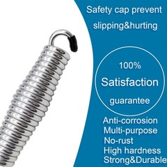Porch Swing Springs Heavy Duty – 1600Lbs Silver Hammock Chair Spring,Hanger Ceil
