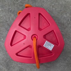 HearthSong 80-Foot 80FT Red Galvanized Steel Backyard Zipline Kit 732716