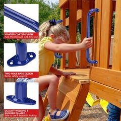 17.3 Inch Safety Playground Handles Metal Indoor Outdoor Climbing Monkey Bars…