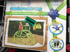 New Eezy Peezy Backyard Climber With Top Playground Children Jungle Gym Vhtf