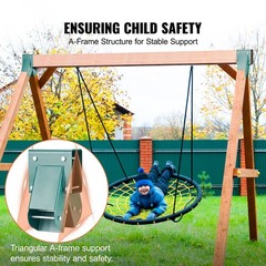 Durable Carbon Steel Swing Set Accessories, Carbon Steel Finish, 6.3×9.3×11