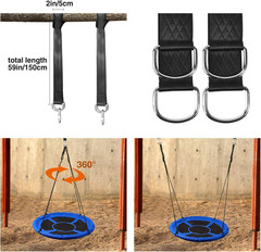 43″ Flying Saucer Swing for Kids Outdoor, Large round Tire Swings for Trees and