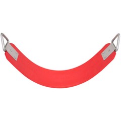 SWING SET STUFF COMMERCIAL RUBBER BELT SEAT RED playground fort park kids 0124