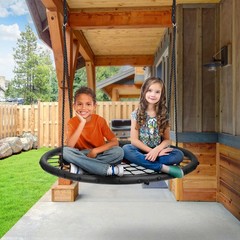 Kids Saucer Swing Seat 40 Inch Heavy Duty 220lbs Web Style Outdoor Playground