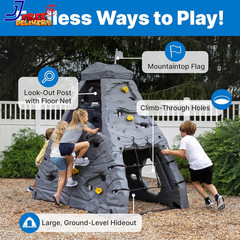 Skyward Summit for Kids Climbing Wall Playset for Toddlers Outdoor Playground