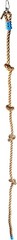 Climbing Rope for Kids, 8.2 FT Long with 4 Knotted Steps, Playground Coffee