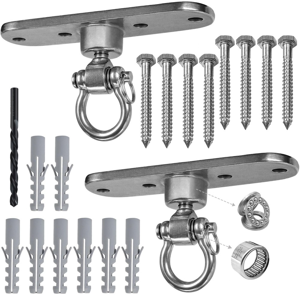2 of Heavy Duty Stainless Swing Hanger with Smooth Swing Bearings 180°+360°, …