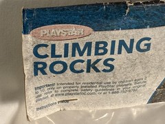 PLAYSTAR Climbing Rocks PS 7831 Green NEW Sealed With Mounting Hardware Packet