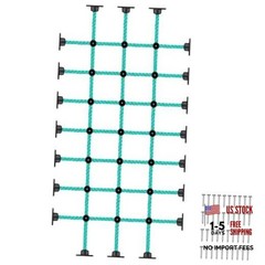 Climbing Net for Kids with Installation Base for 30″ × 60″ Wooden 30″ X 60″