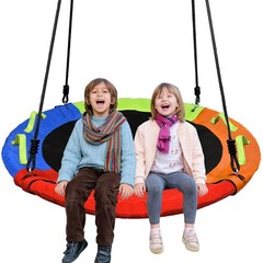 Tree Swing,Saucer Flying Swing 40 Inch for Kids,900D Oxford Waterproof, 900lb…